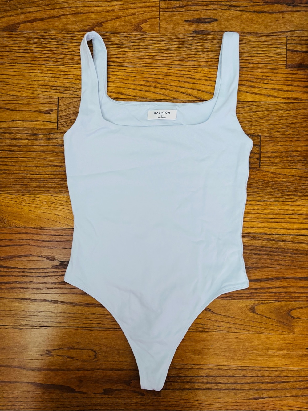 Babaton Pale Blue One-Piece Bodysuit